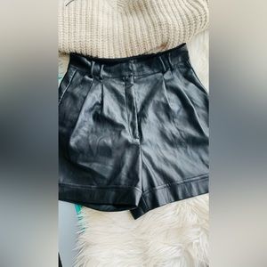 Vegan leather Dynamite shorts